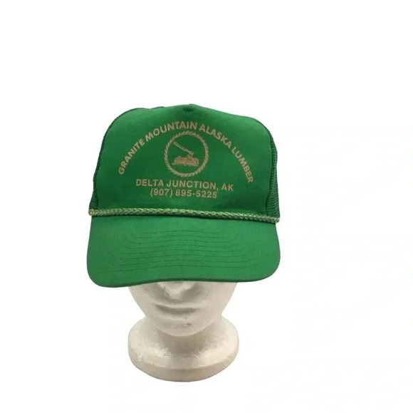 Vintage 1980s/90s Delta Junction, Alaska SnapBack​ - Picture 1 of 5